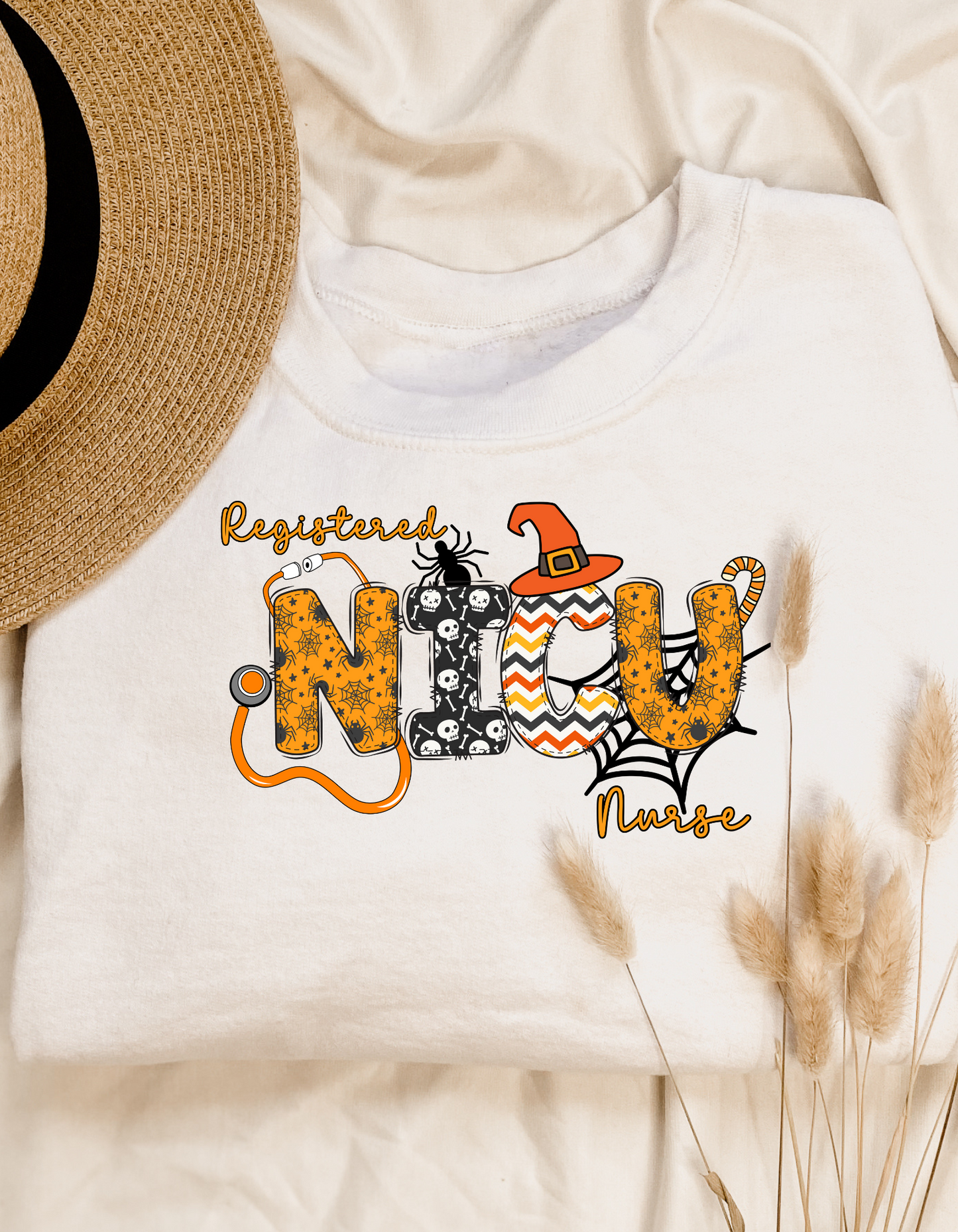 NICU Nurse Halloween Crewneck