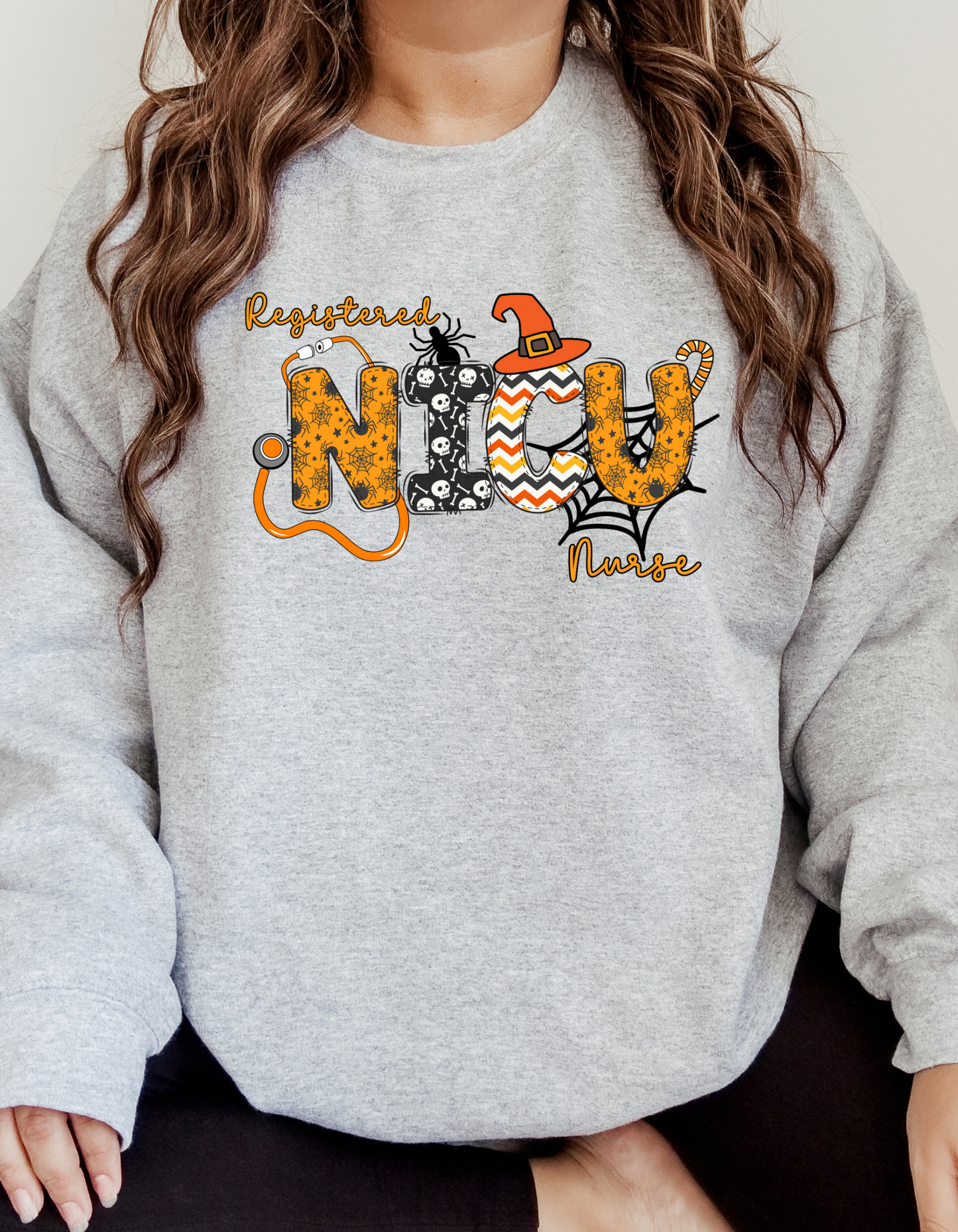 NICU Nurse Halloween Crewneck