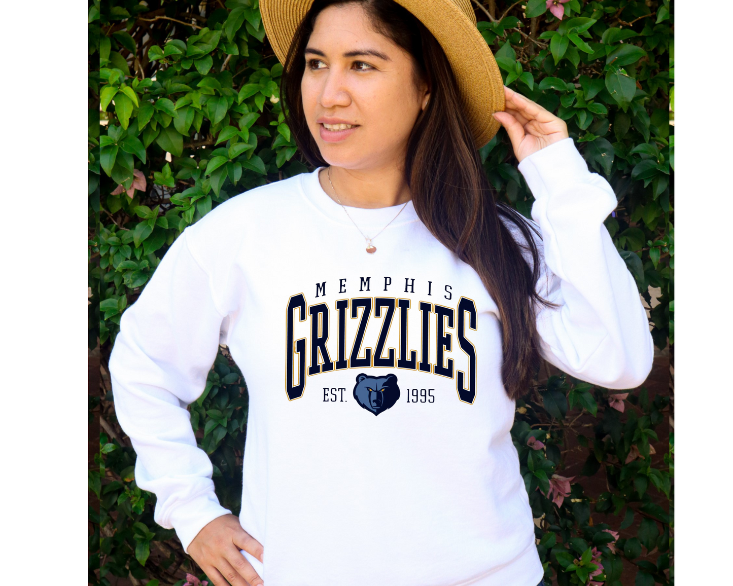 Retro Memphis Grizz Crewneck