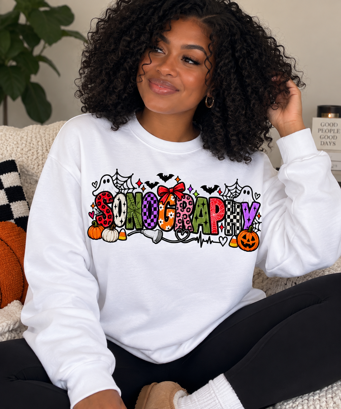 Halloween Sonography Crewneck