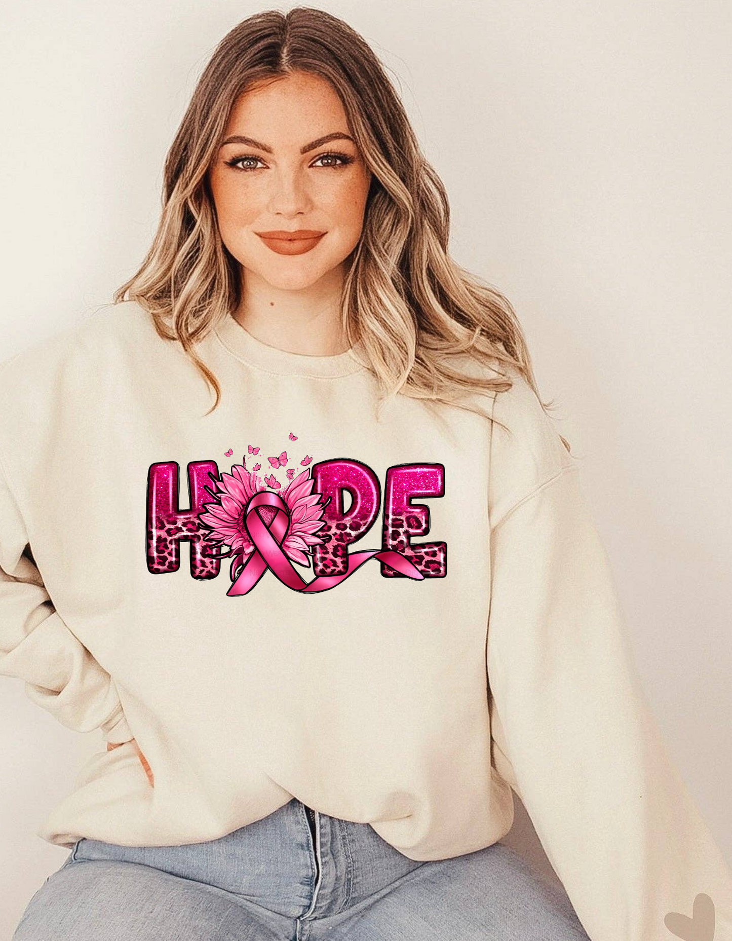 Hope Breast Cancer Crewneck