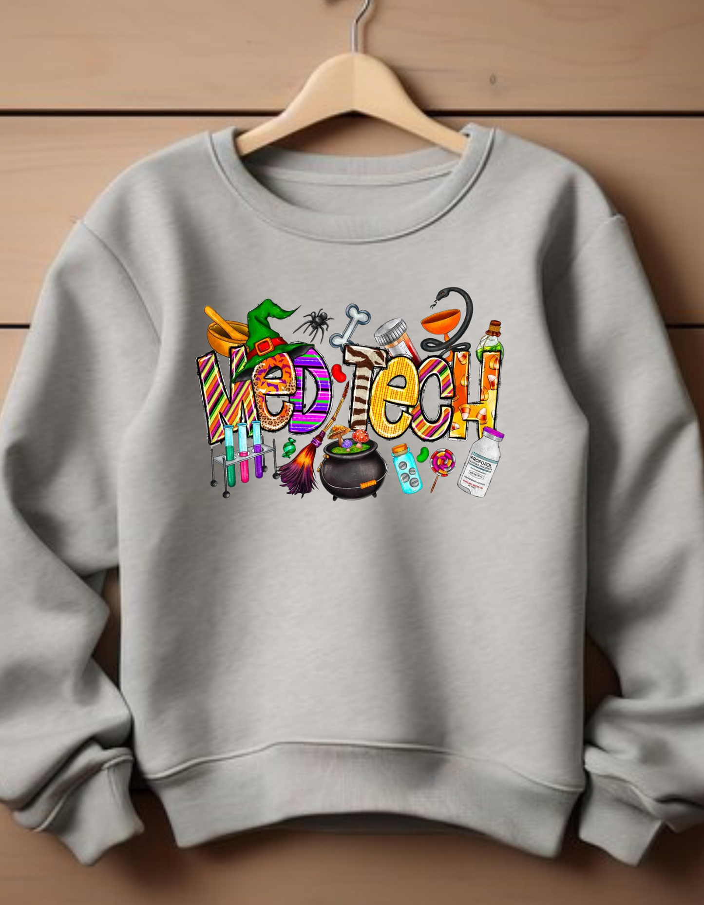 Med Tech Halloween Crewneck