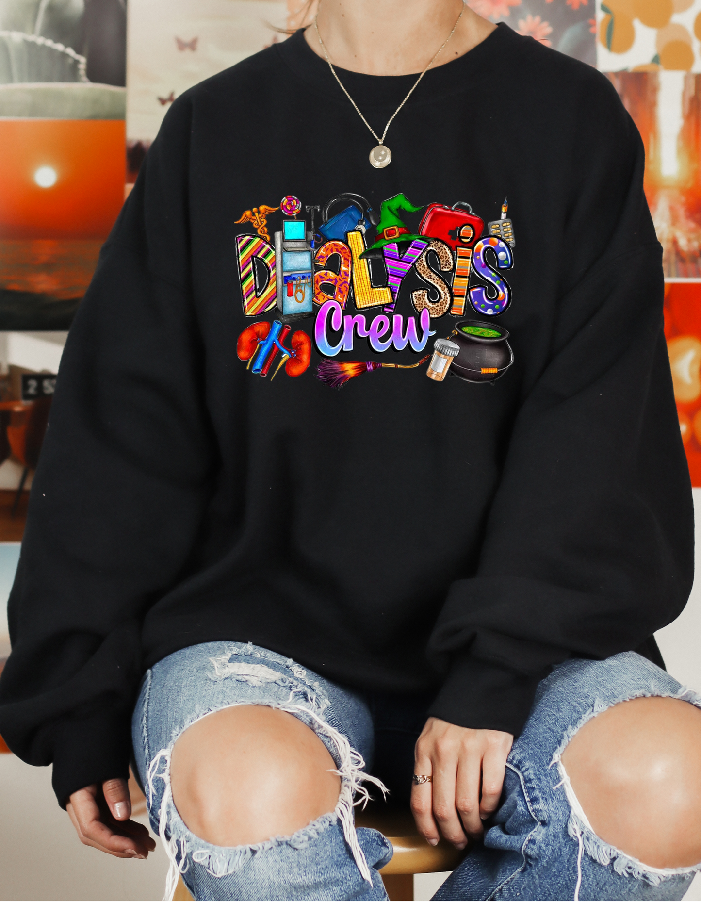 Dialysis Halloween Crewneck