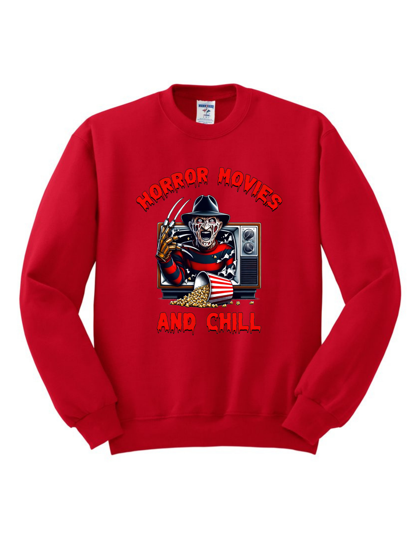 Freddy Horror Movies and Chill Crewneck