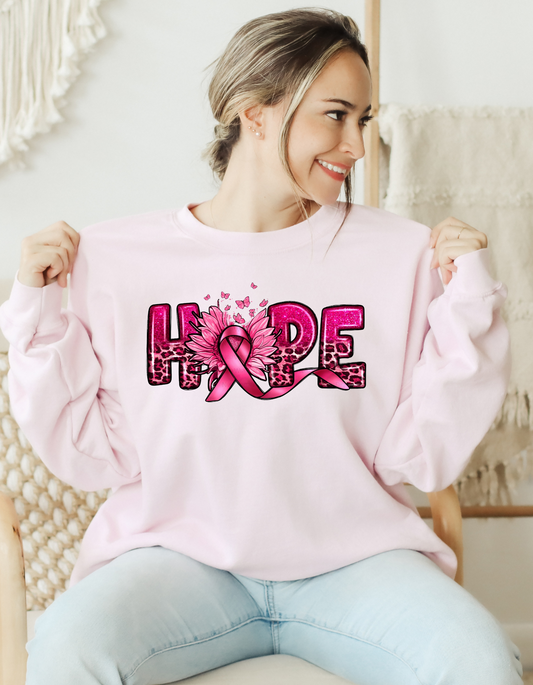 Hope Breast Cancer Crewneck