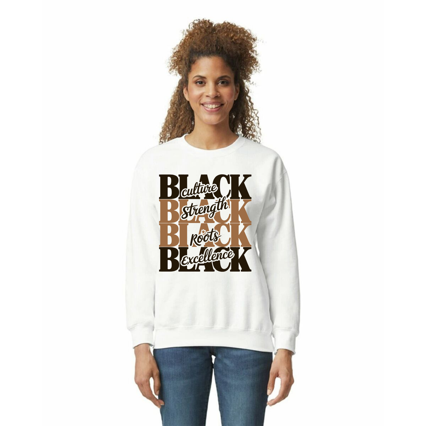 Unisex Black Empowerment & Culture Crewneck