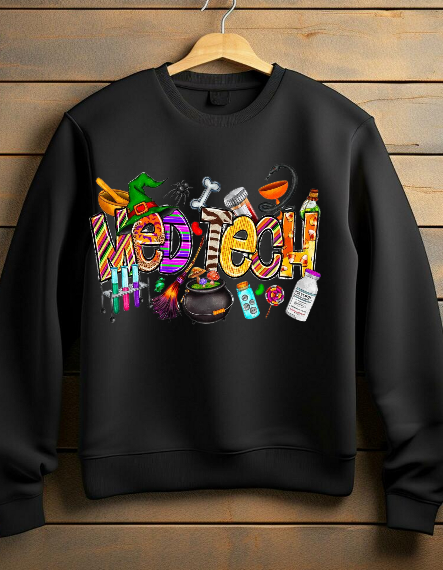 Med Tech Halloween Crewneck