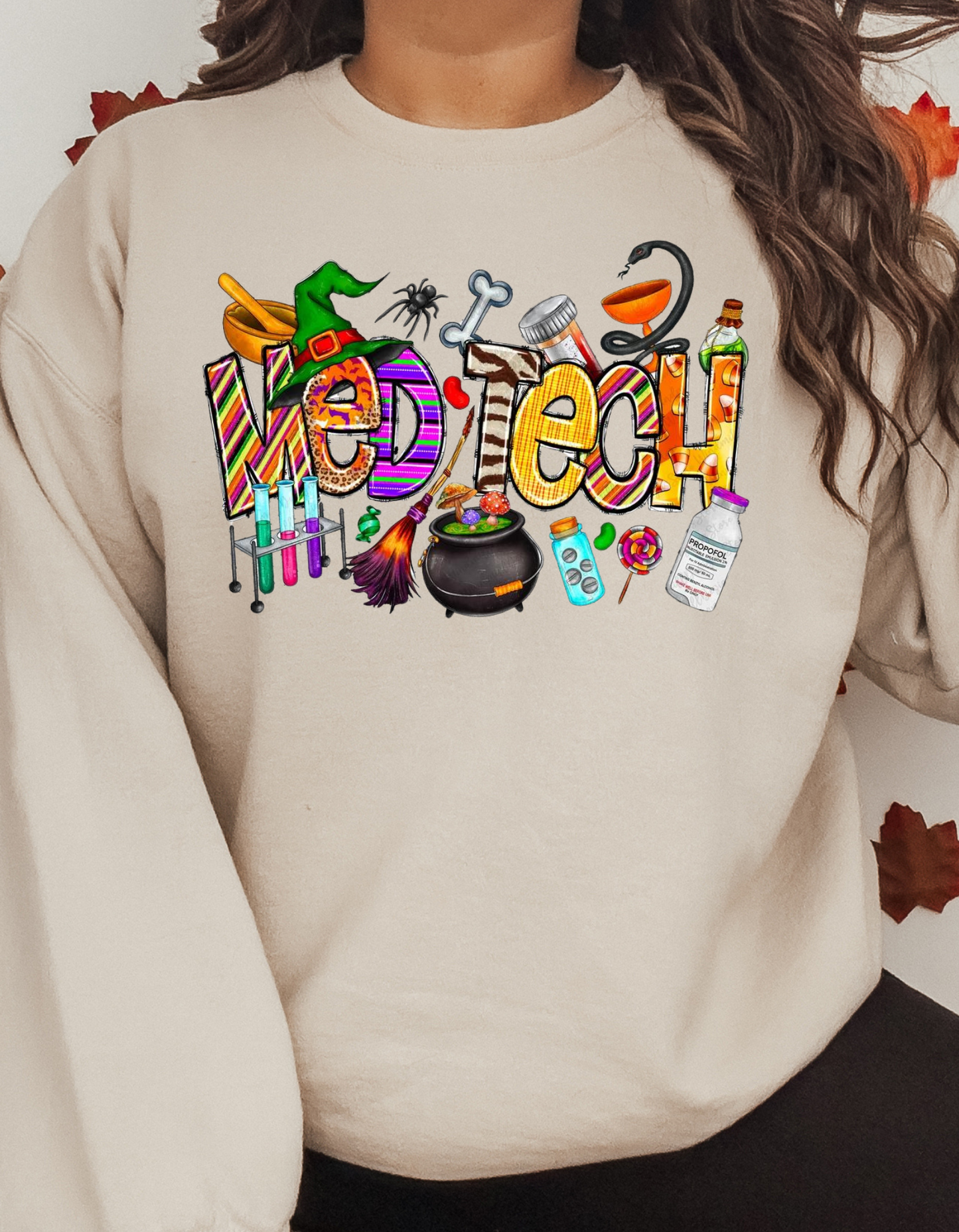 Med Tech Halloween Crewneck