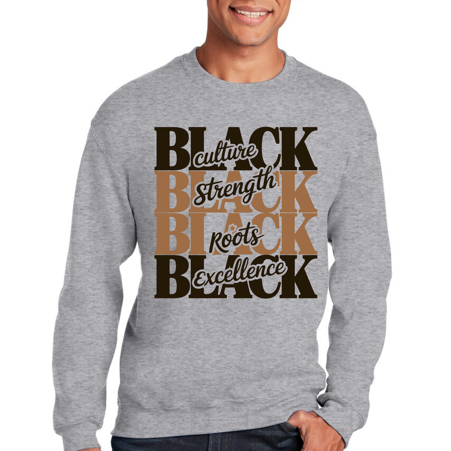 Unisex Black Empowerment & Culture Crewneck