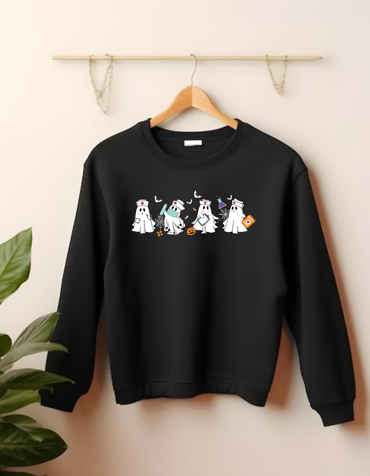 Ghostly Nurses Crewneck