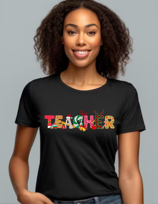 Teacher Christmas Tee