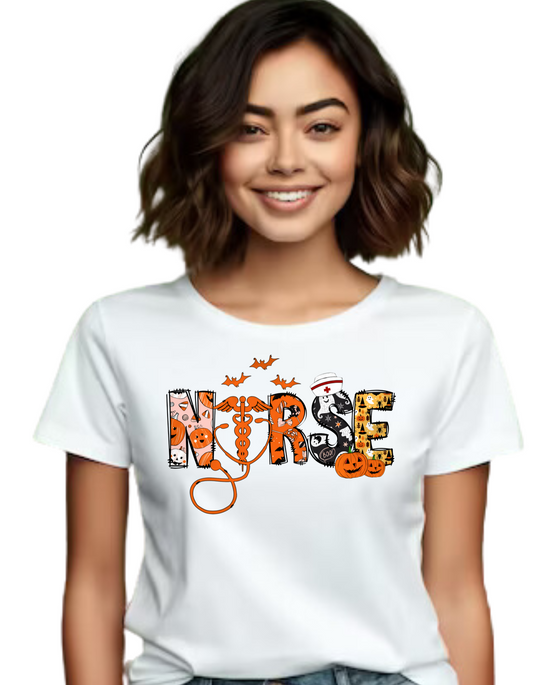 Halloween Nurse Tee