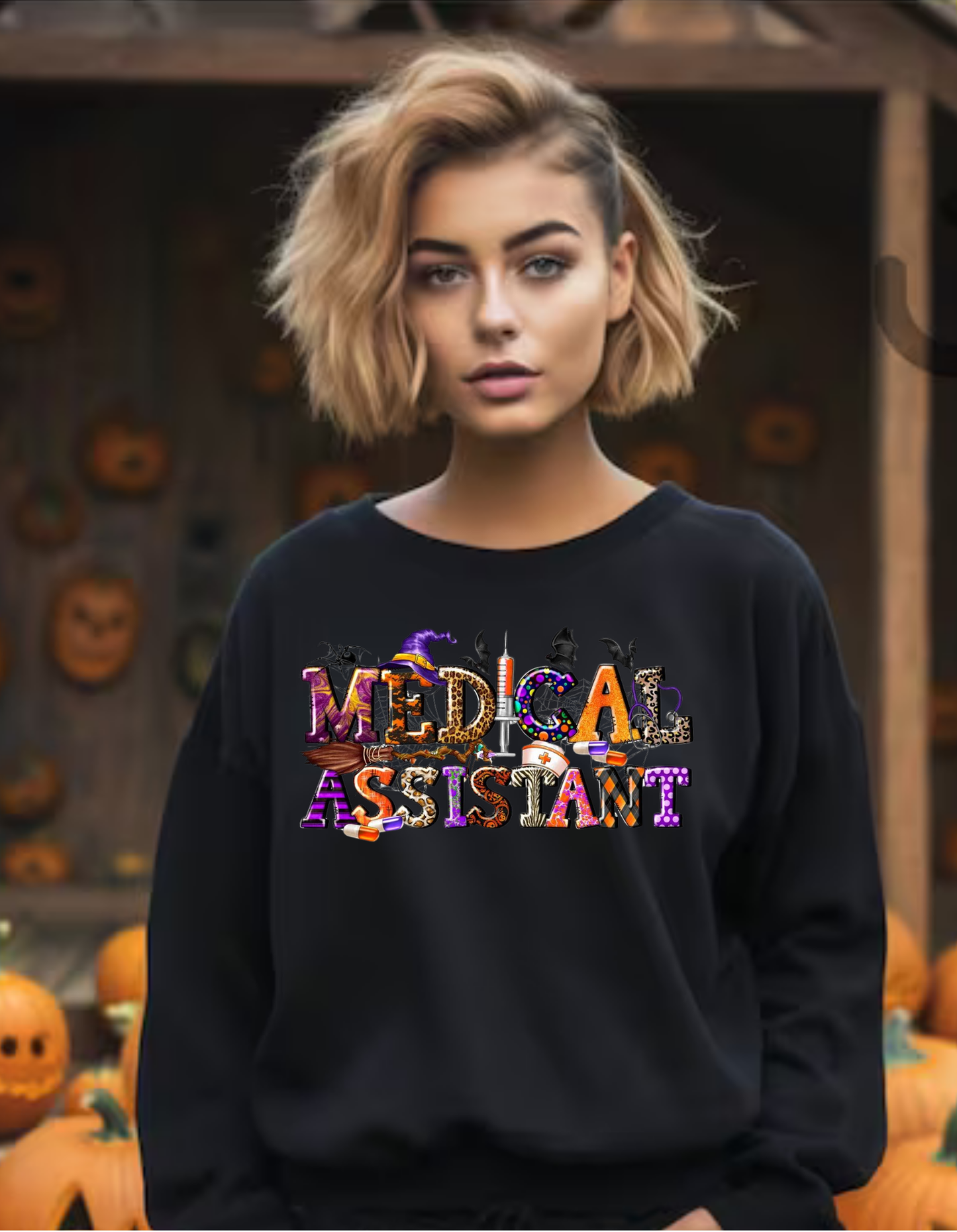 Medical Assistant Halloween Crewneck