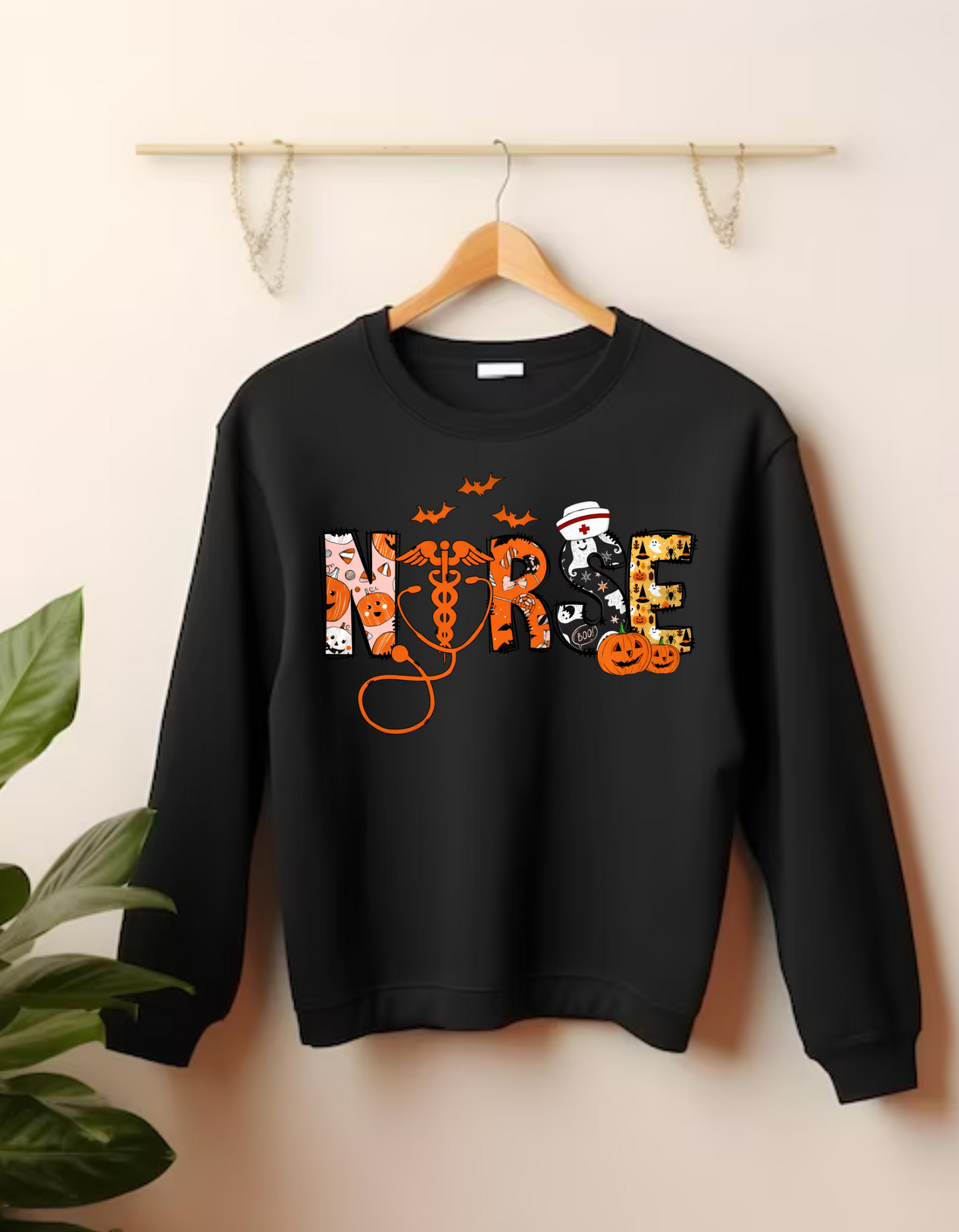 Halloween Nurse Crewneck