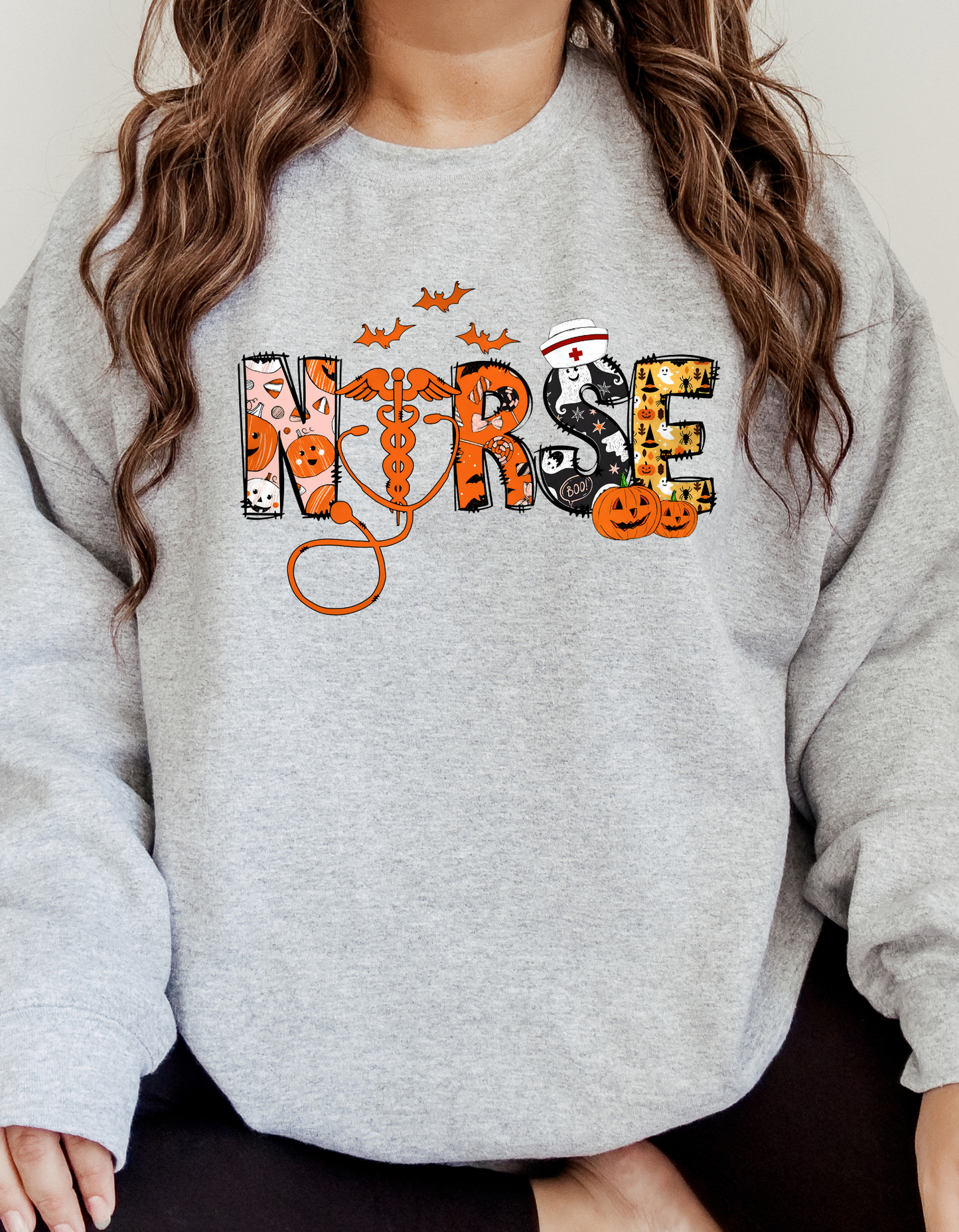 Halloween Nurse Crewneck