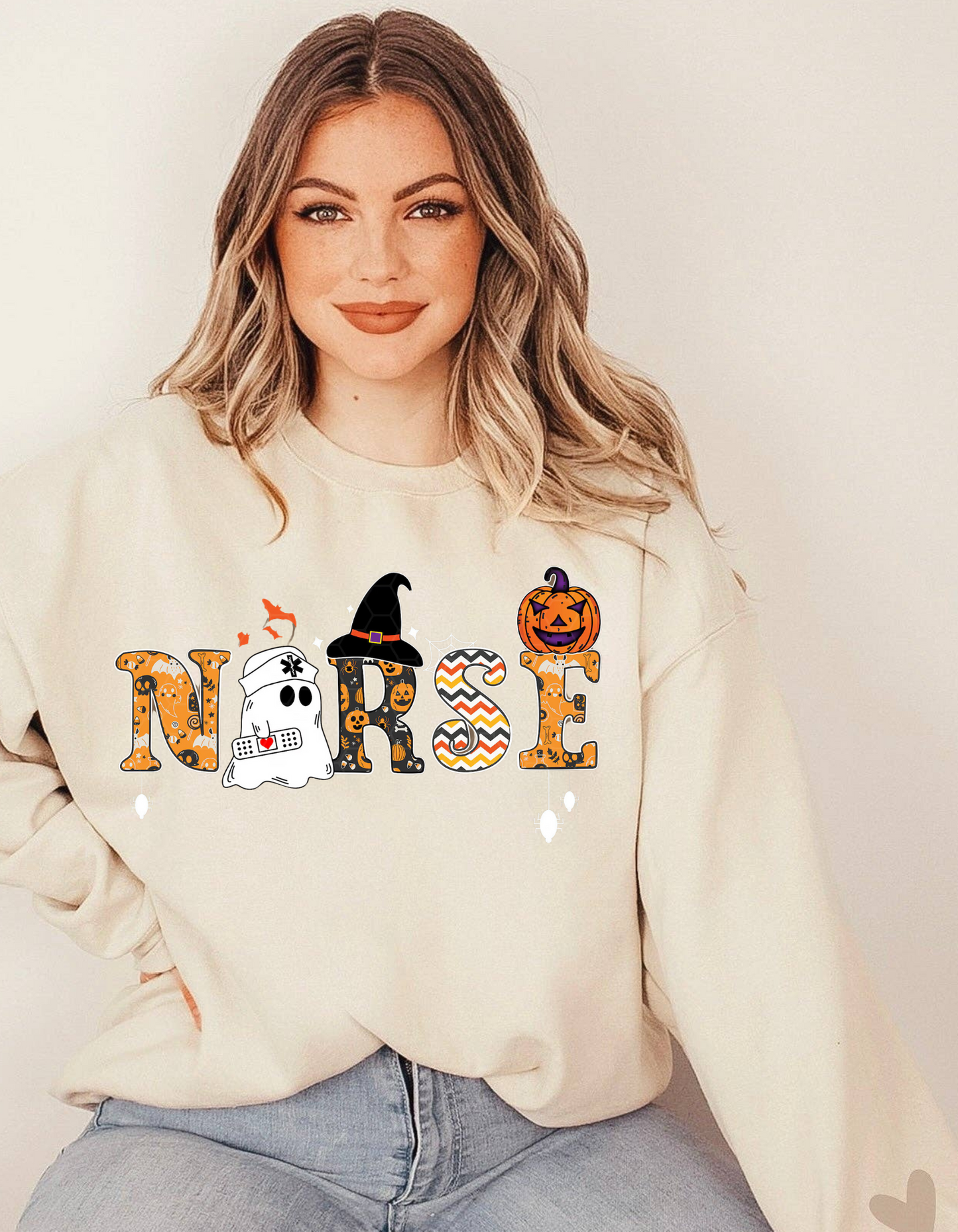 Spooky Nurse Crewneck