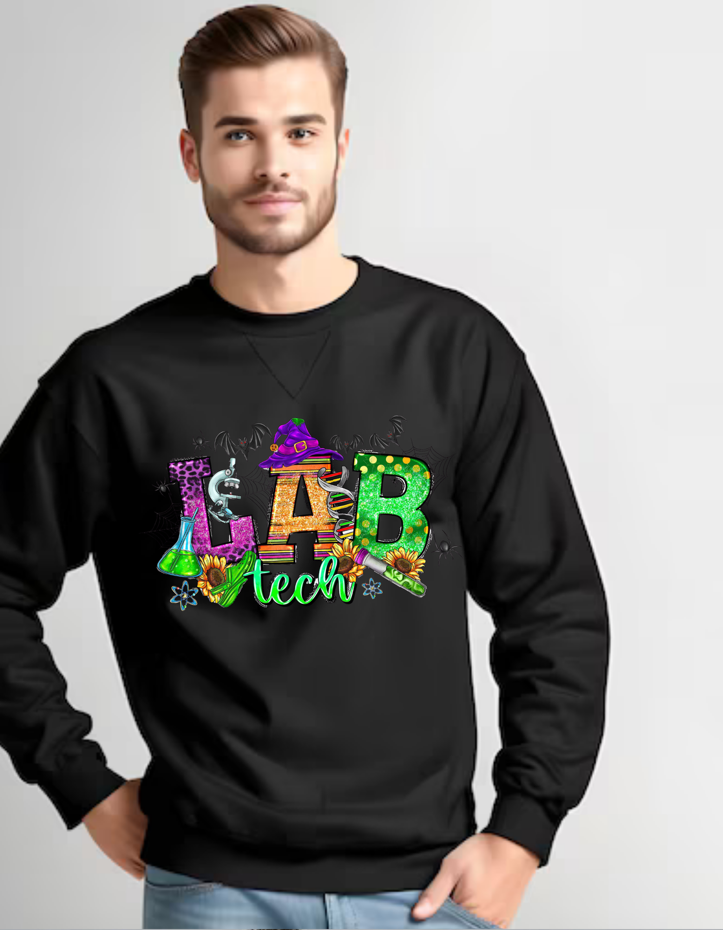 Lab Tech Halloween Crewneck