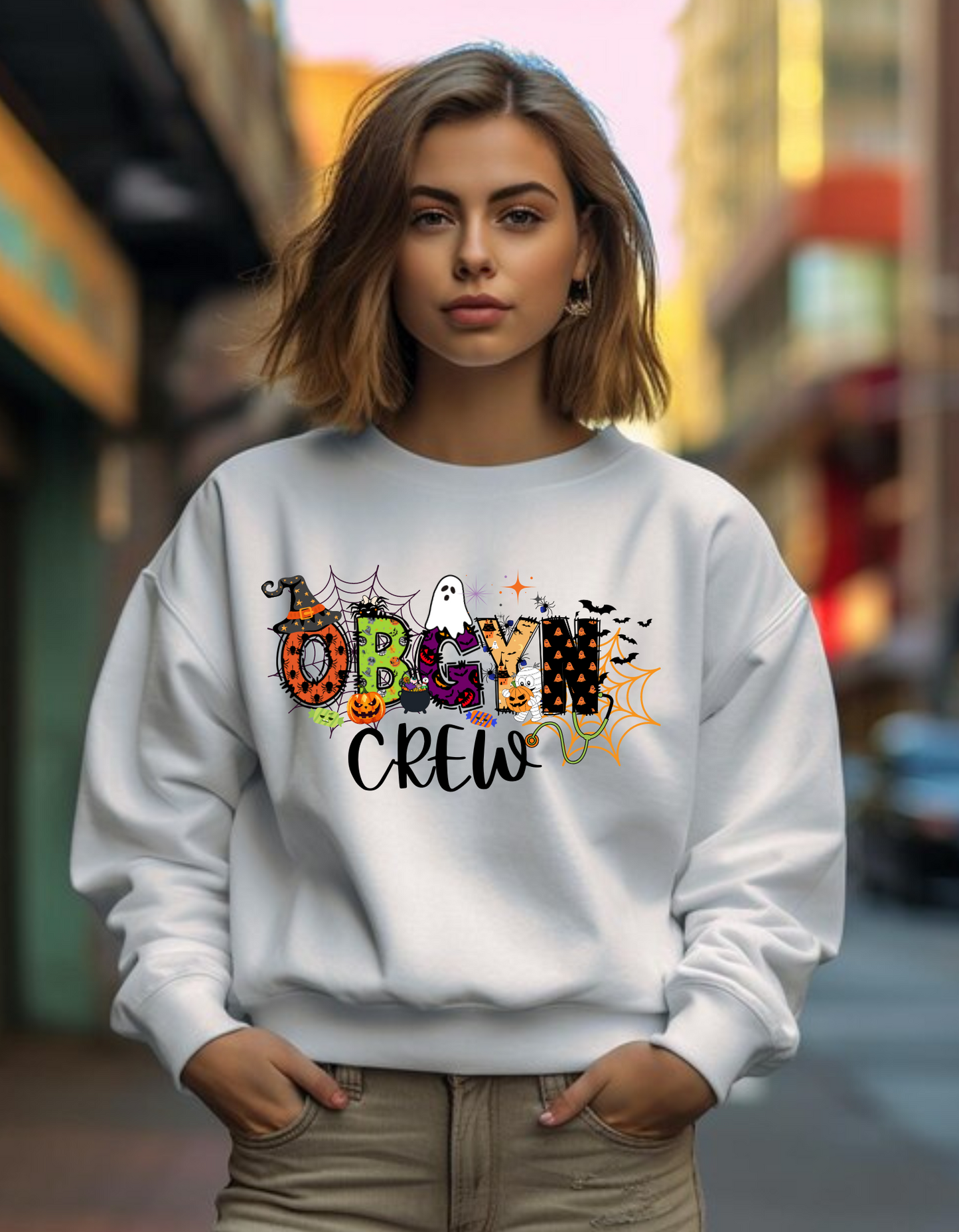 OBGYN Halloween Crewneck