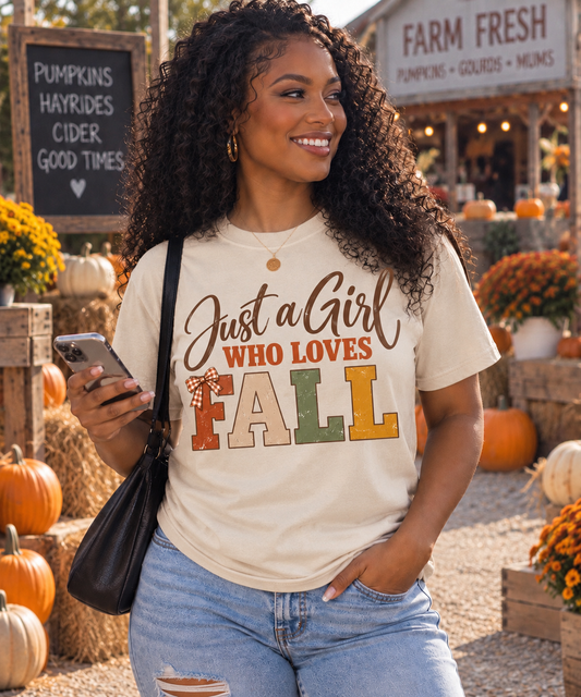 Just a Girl Who Loves Fall Tee