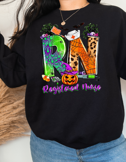 Halloween Registered Nurse (RN) Crewneck