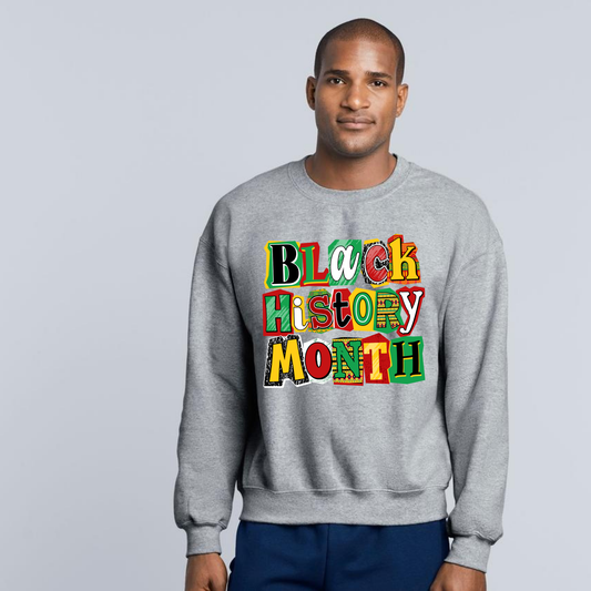 Unisex Black History Graphic Crewneck