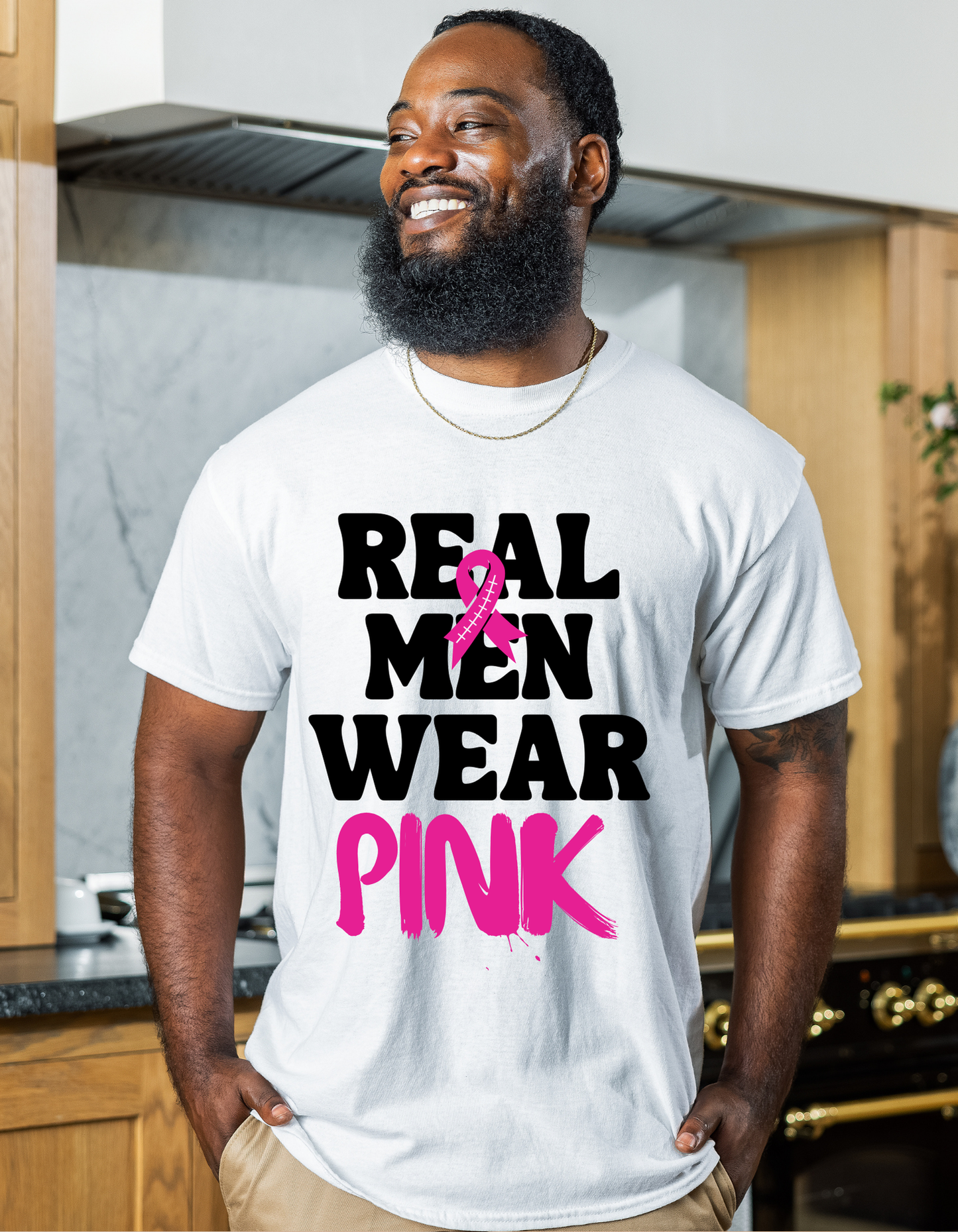 Real Men Wear Pink Tee