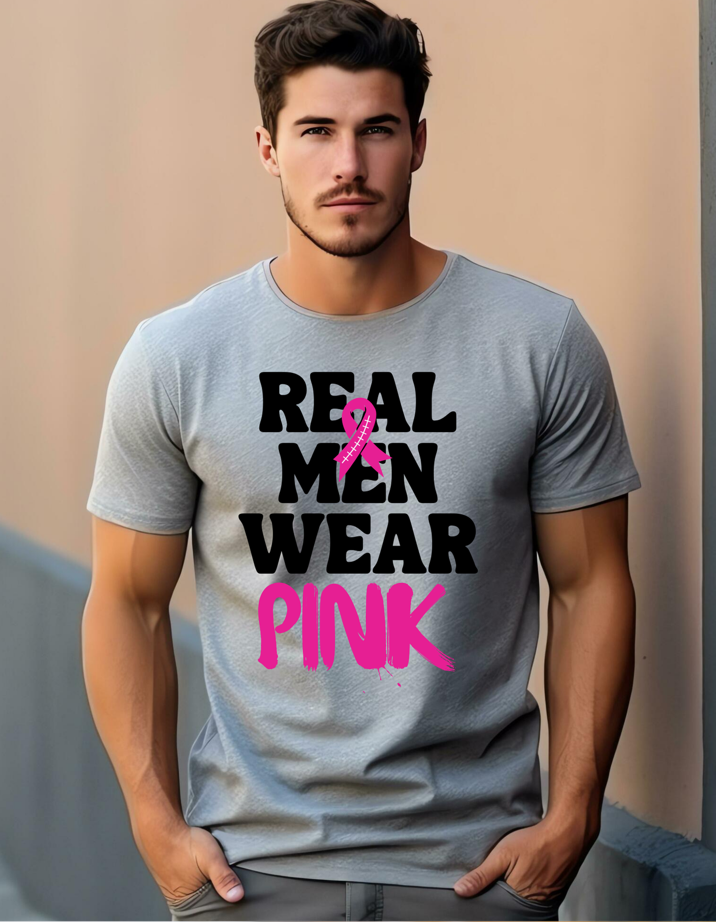 Real Men Wear Pink Tee