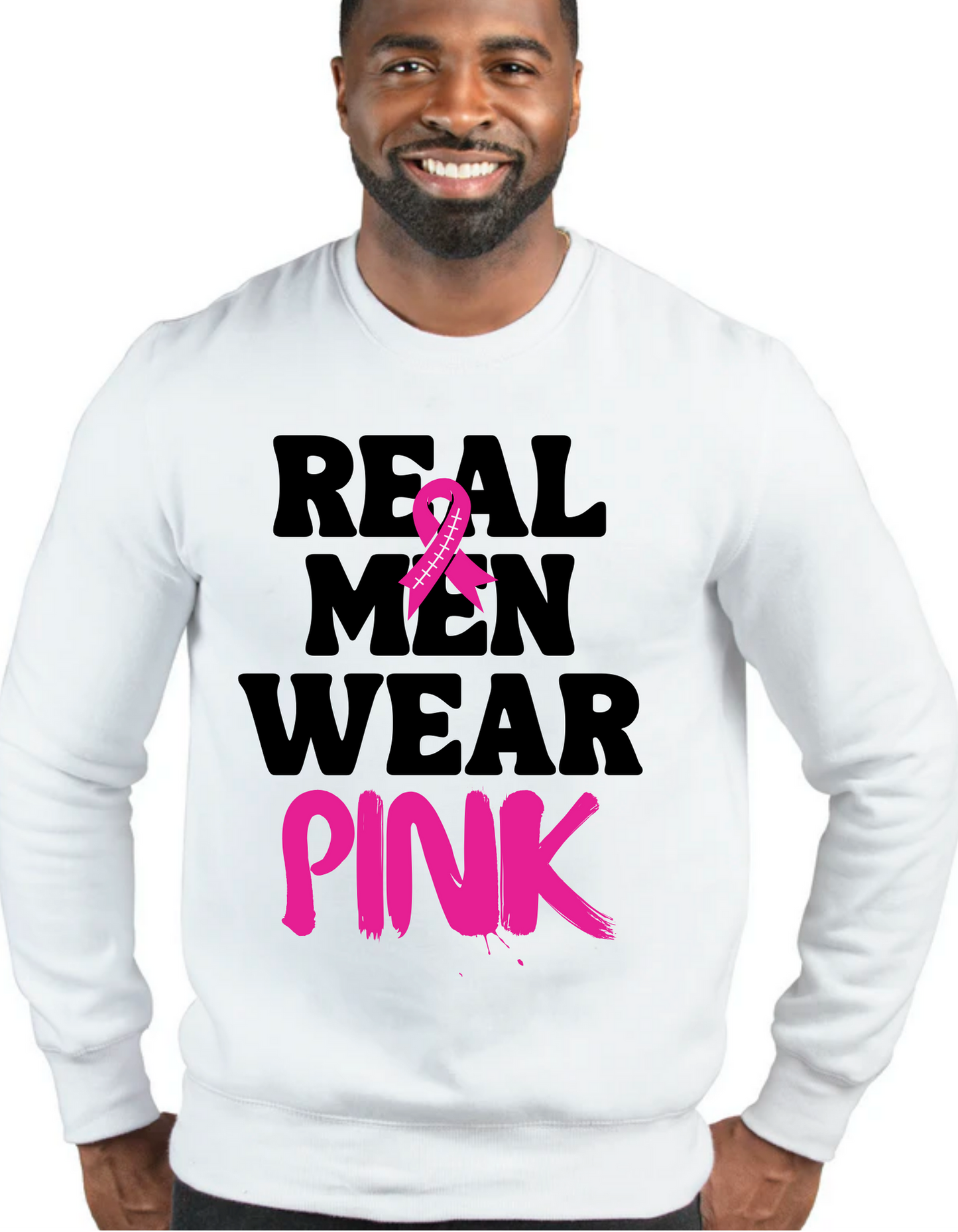 Real Men Wear Pink Crewneck