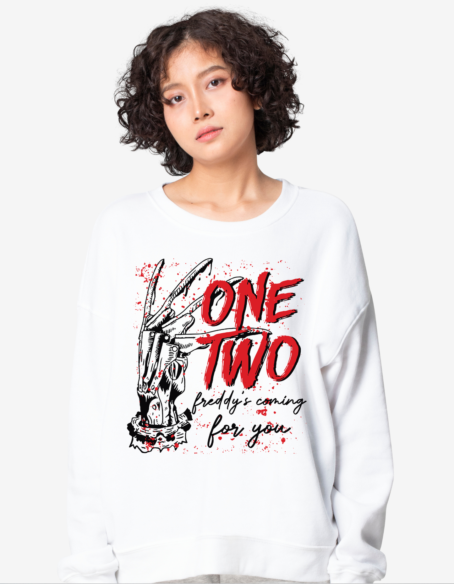 One Two, Freddy's Coming For You Crewneck