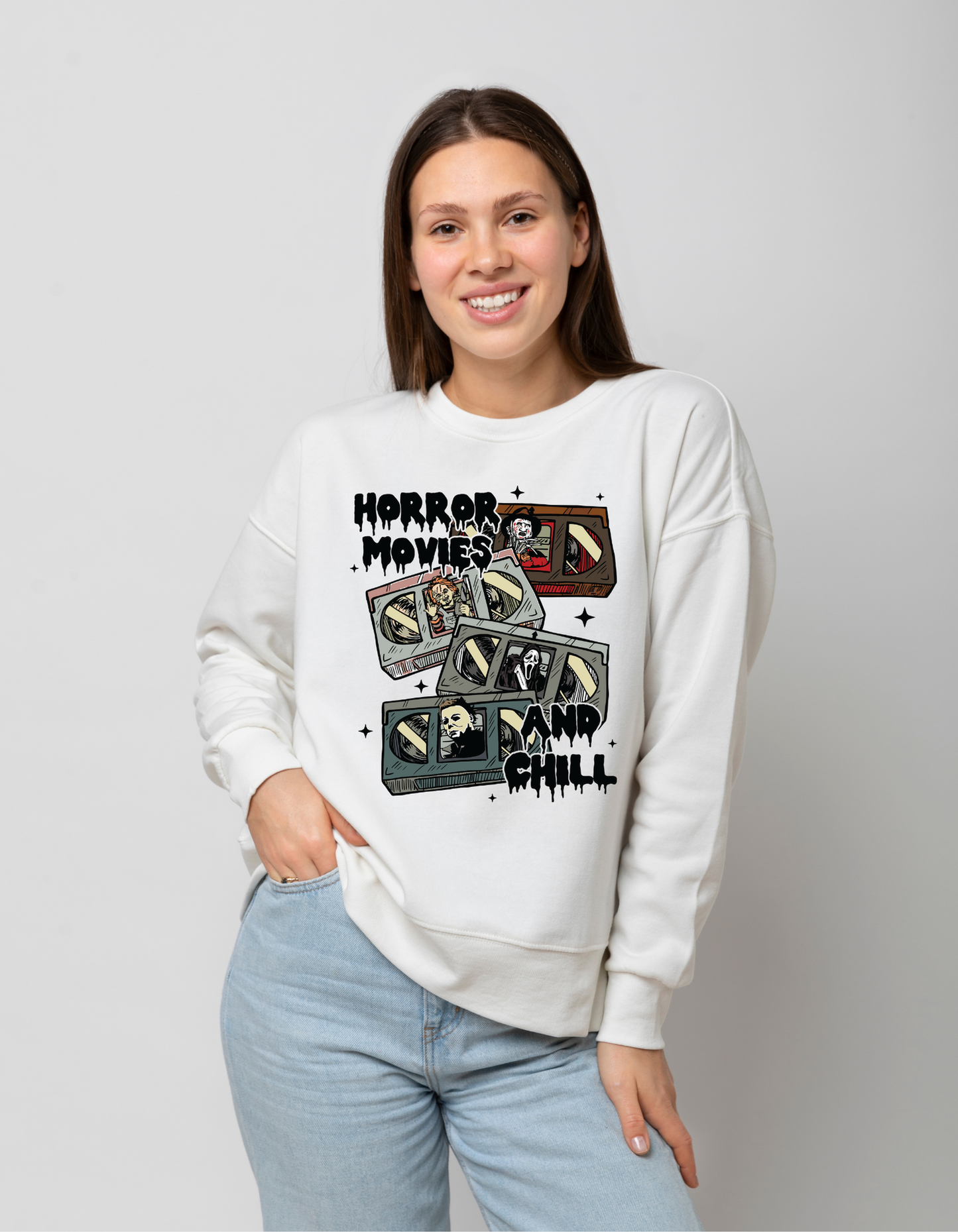 Horror Movies and Chill Crewneck