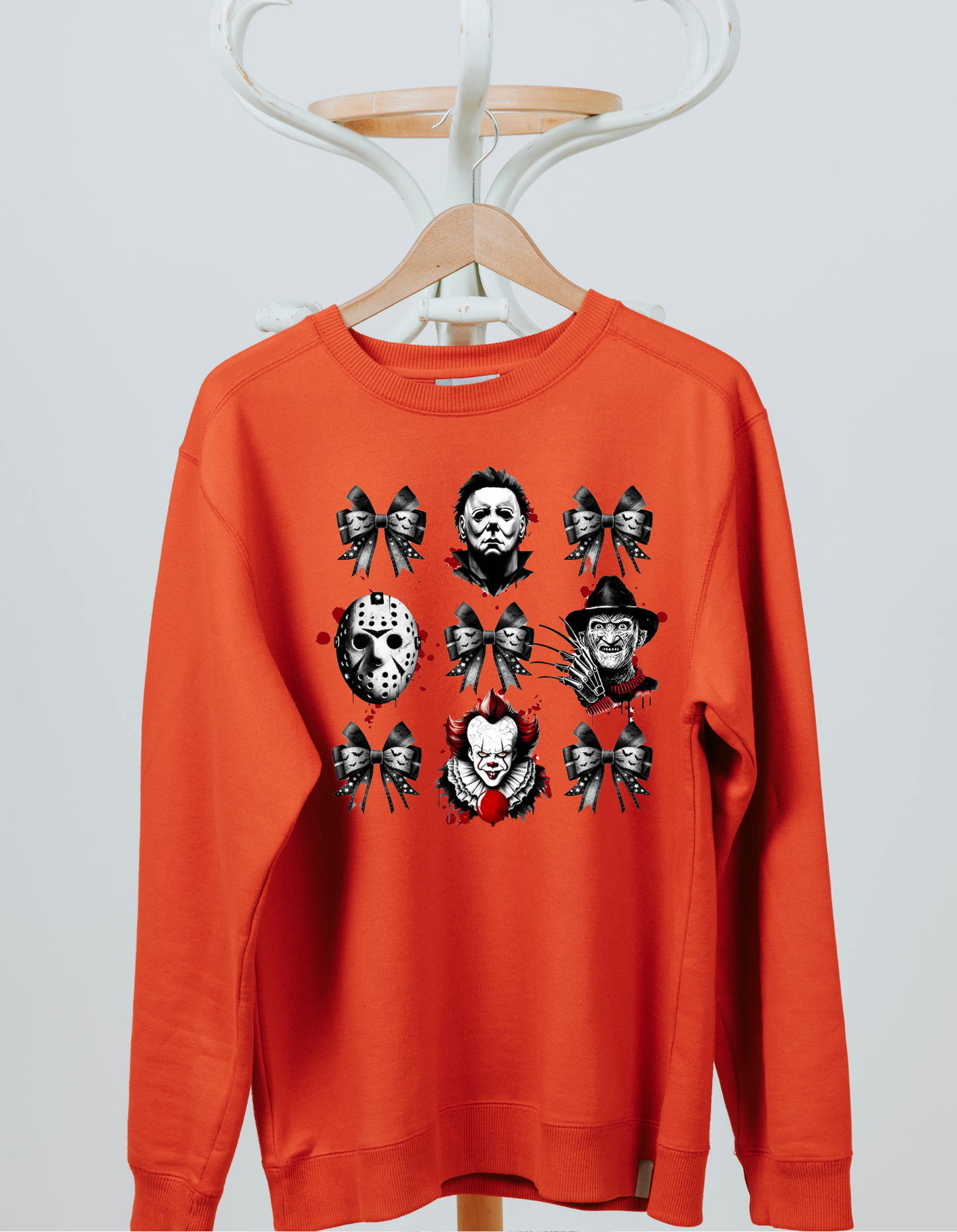 Horror Villains Bow Crewneck