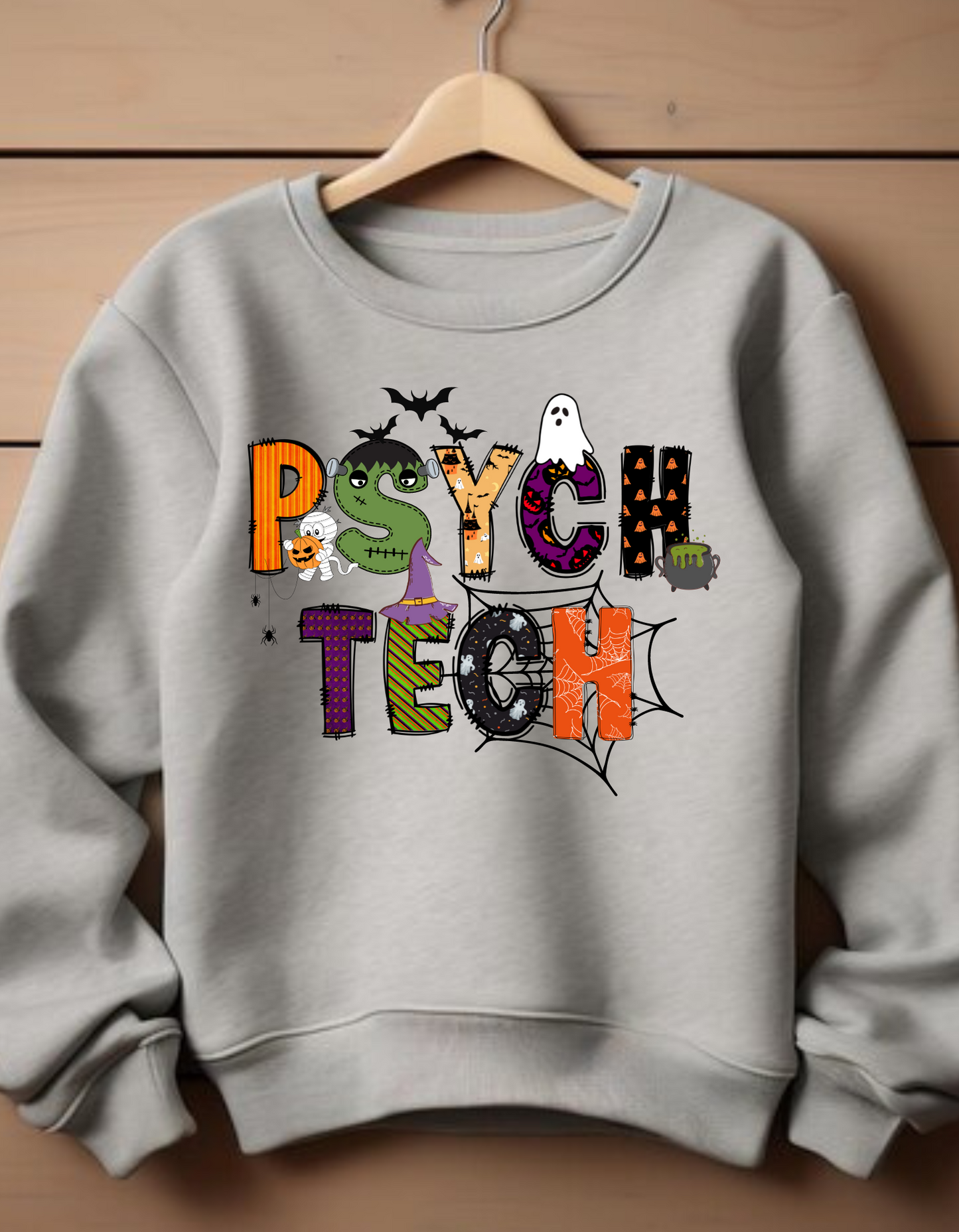 Spooky Psych Tech Crewneck