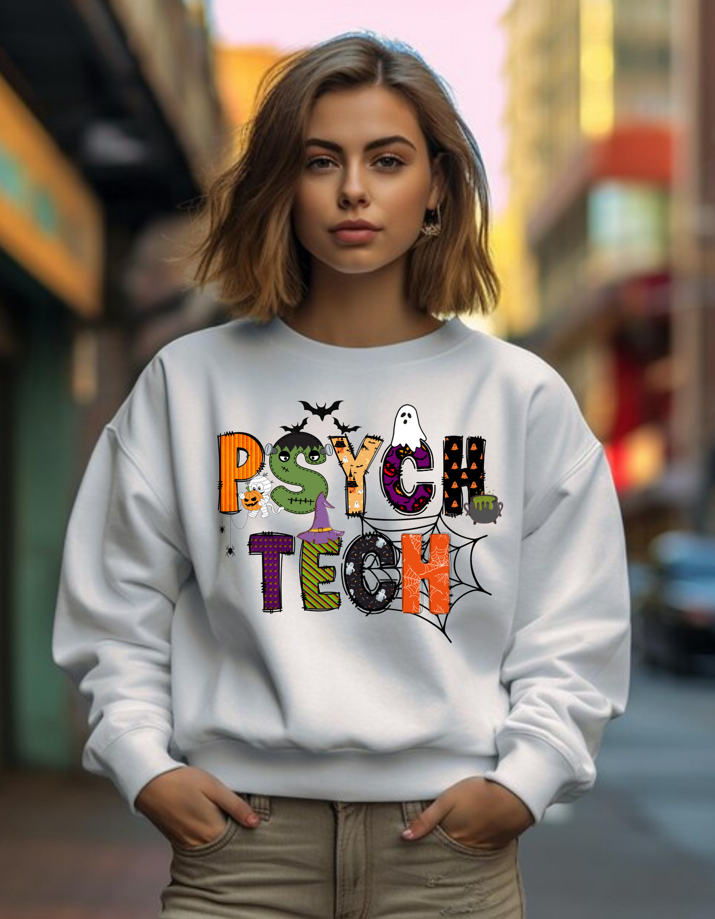 Spooky Psych Tech Crewneck