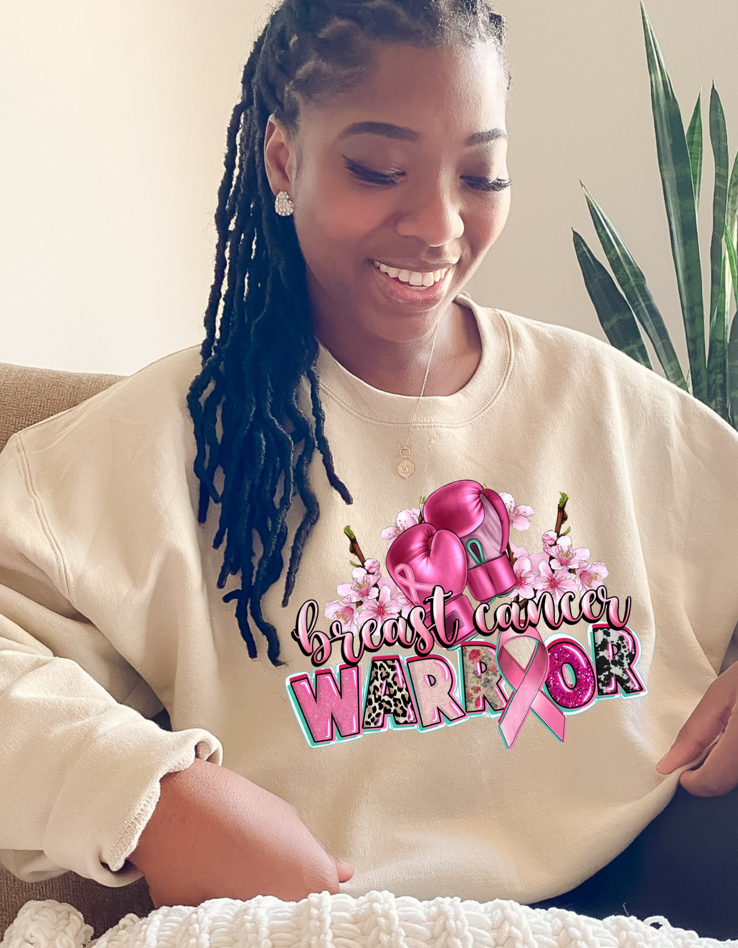 Breast Cancer Warrior Crewneck