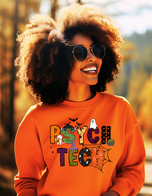 Spooky Psych Tech Crewneck