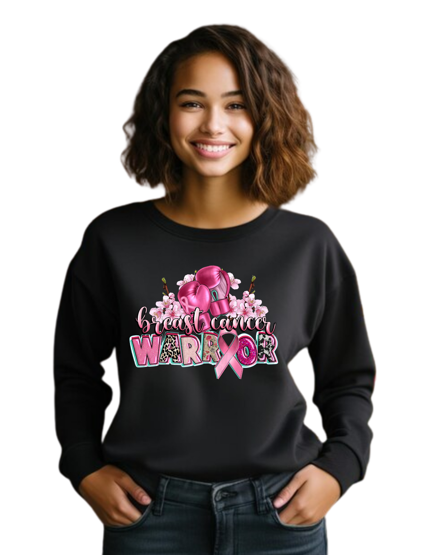 Breast Cancer Warrior Crewneck