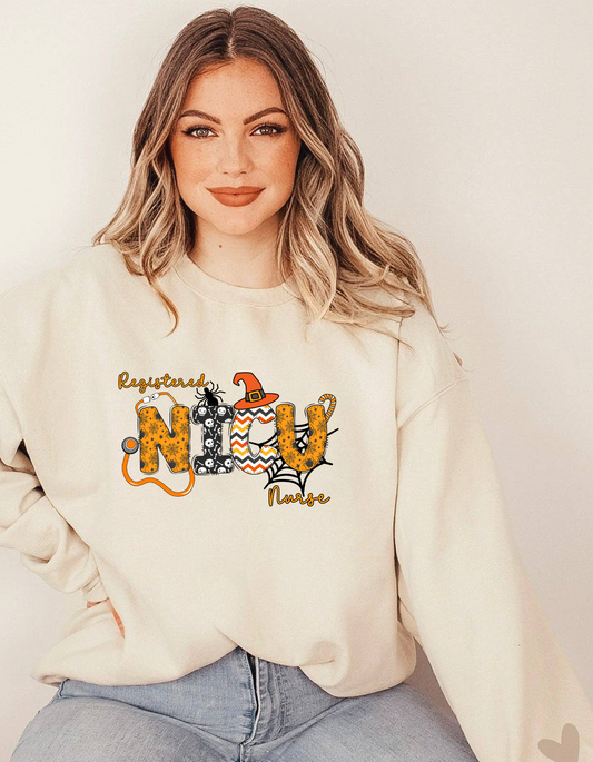 NICU Nurse Halloween Crewneck