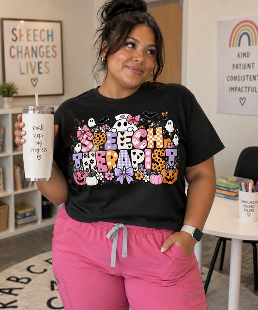 Speech Therapist Halloween Tee