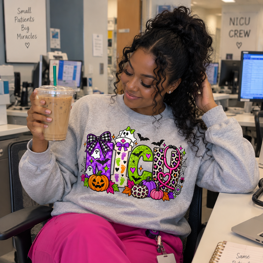 NICU Nurse Halloween Crewneck
