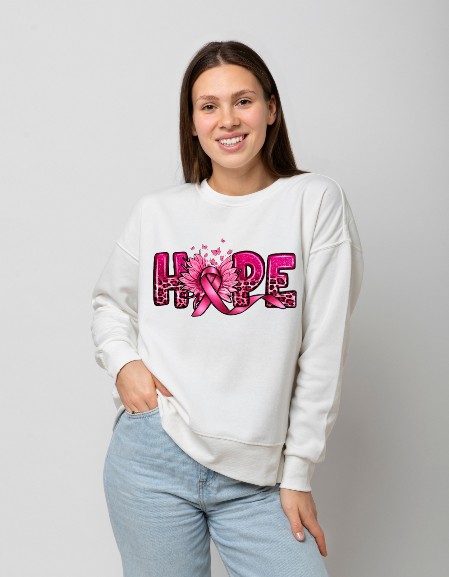 Hope Breast Cancer Crewneck