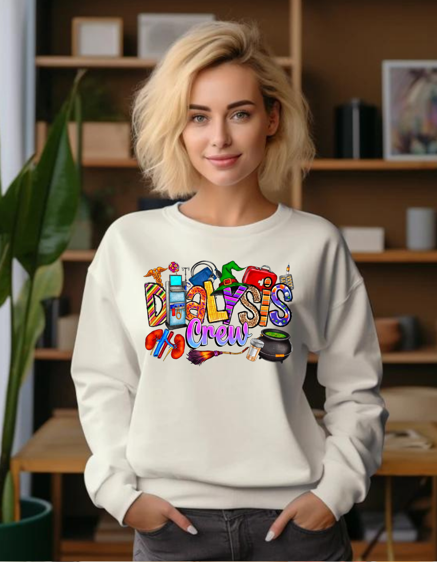 Dialysis Halloween Crewneck