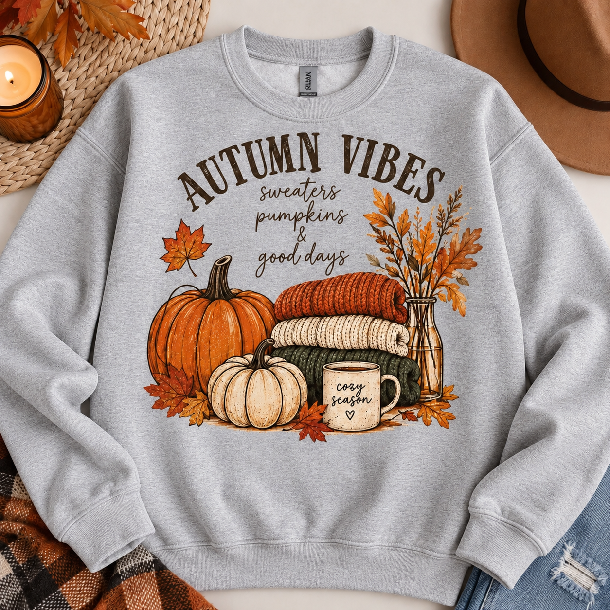 Autumn Vibes Crewneck