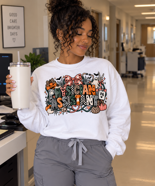 Physician Assistant Halloween Crewneck