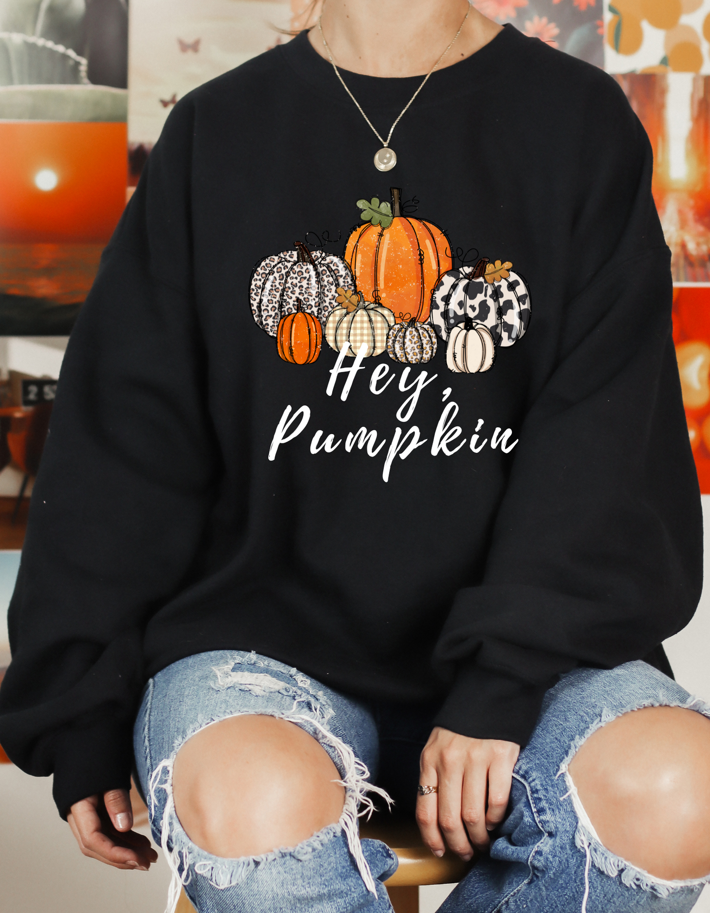 Hey Pumpkin Crewneck