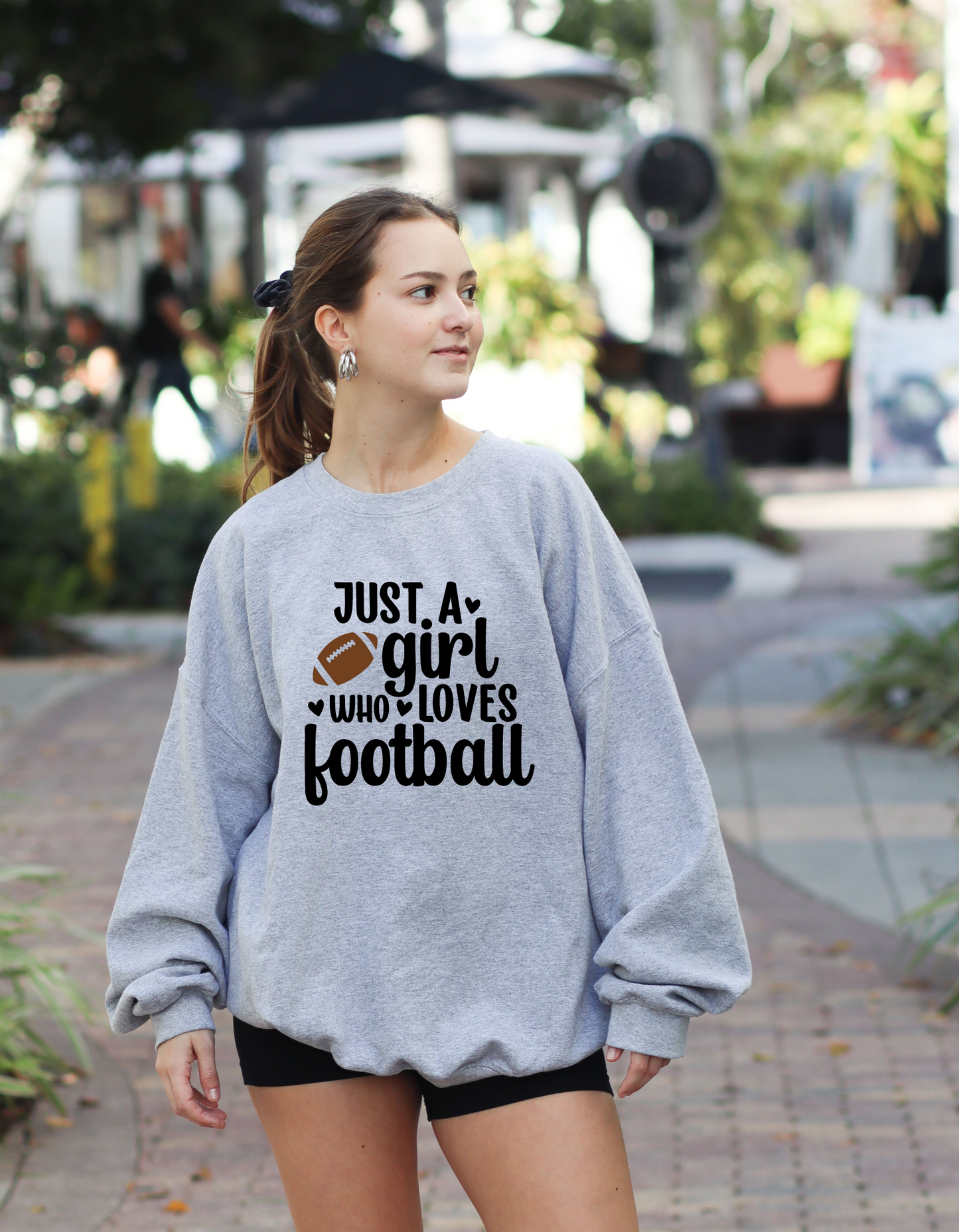 Football Girl Crewneck