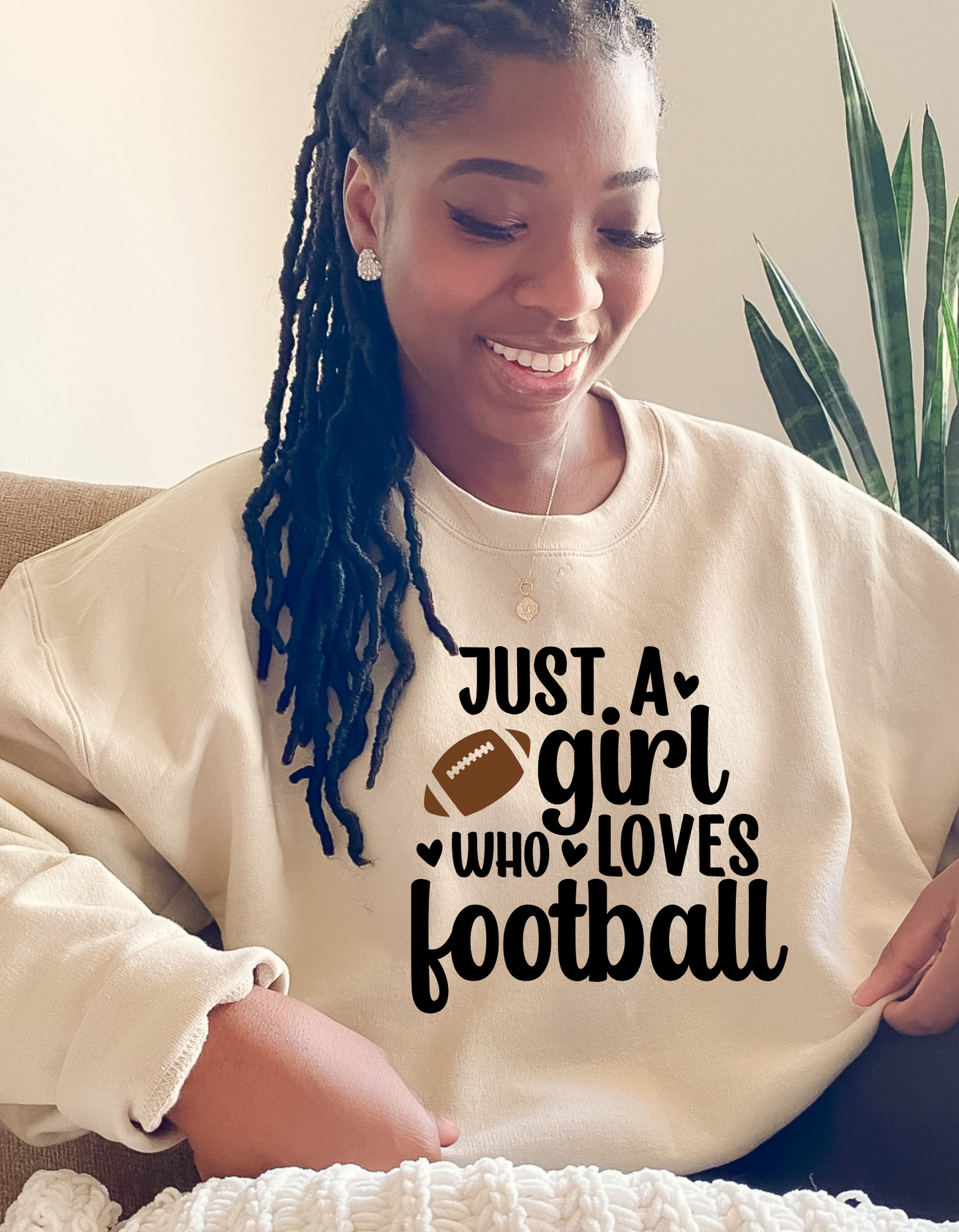 Football Girl Crewneck