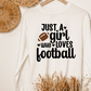 Football Girl Crewneck