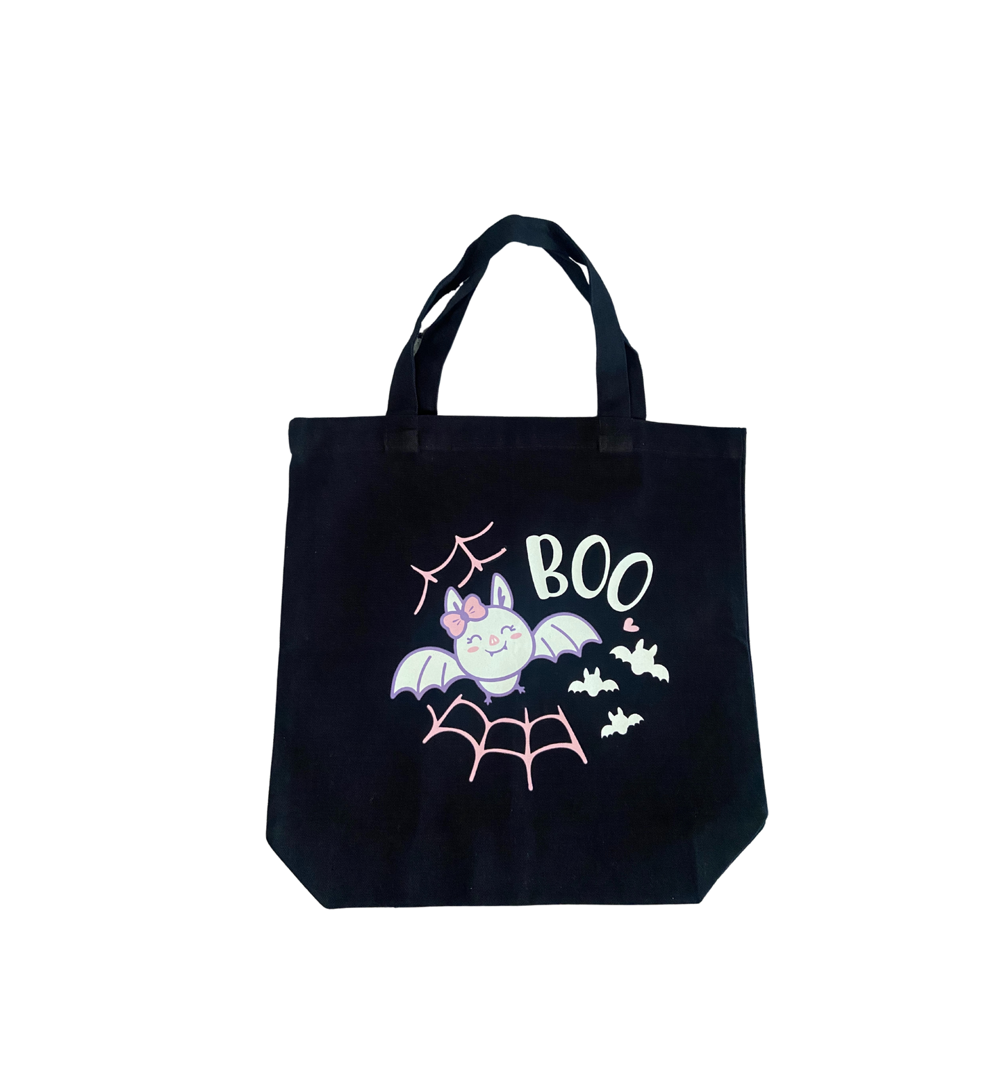 Glow Pink Bat Tote Bag